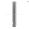 Frameless Graphite Gray Square Spool/Leg