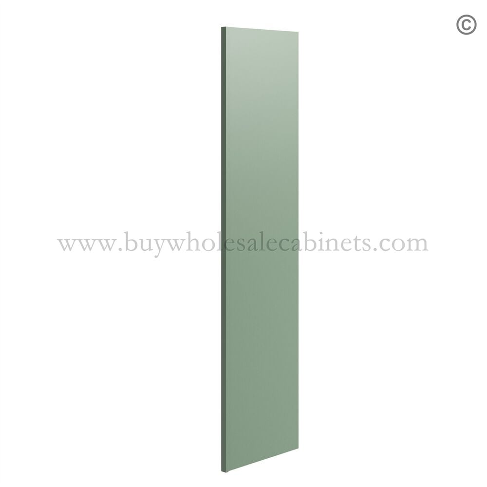 Jade Green Shaker Refrigerator Panel W 1 1/2″ Return