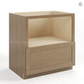 Rustic Wood Shaker Microwave Base Cabinet