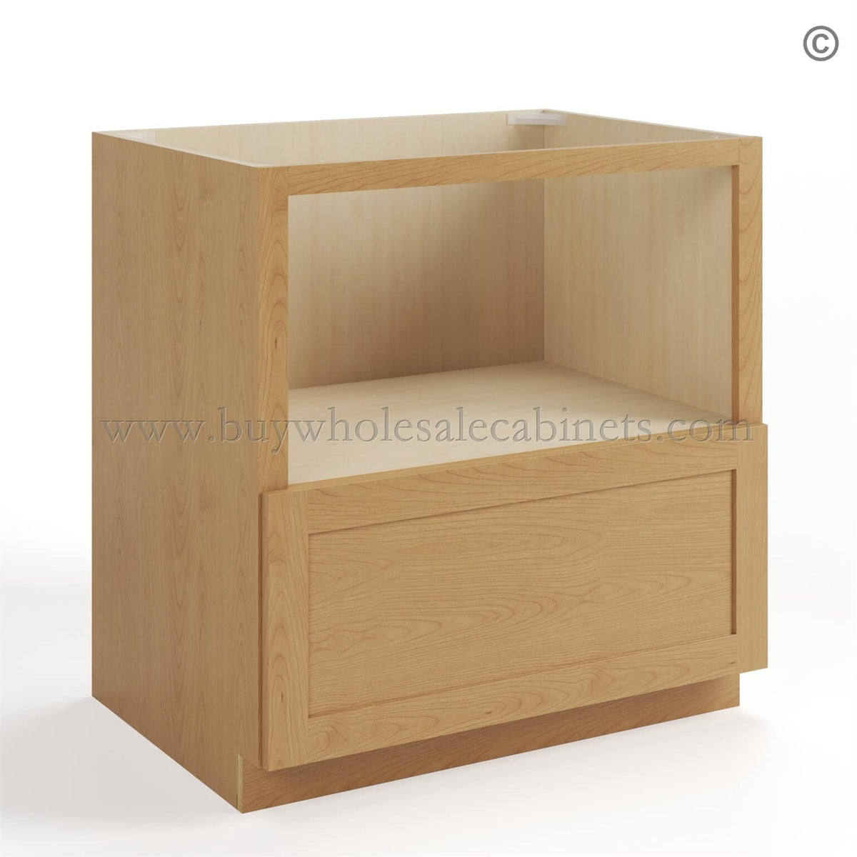 Treasure Chest Shaker Microwave Base Cabinet