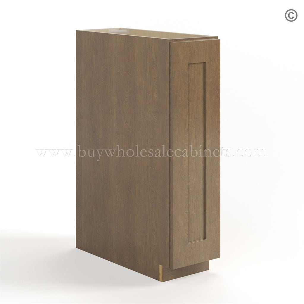 Rustic Wood Shaker Spice Pull Base Cabinet