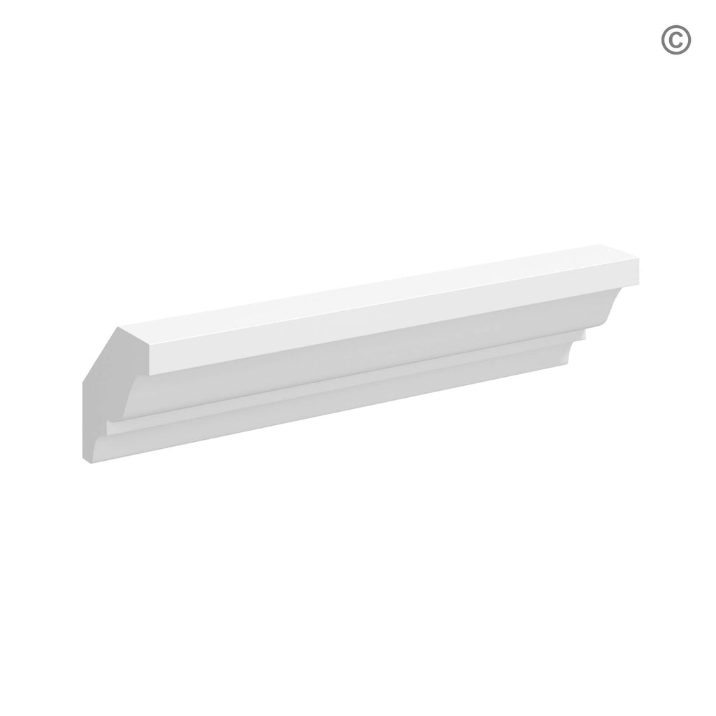 White Shaker Crown Moulding