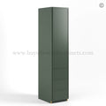 Slim Shaker Green Vanity Linen Cabinet