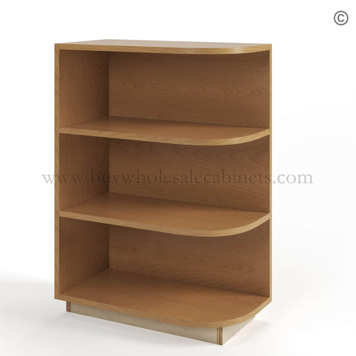 Treasure Chest Shaker Base End Shelf (Reversible)