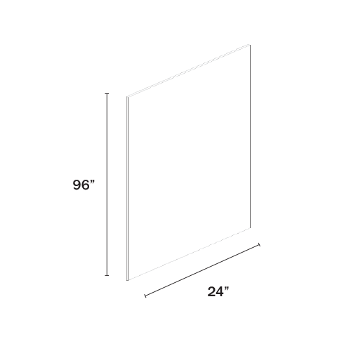 Dorian Gray Shaker Refrigerator Return Panel