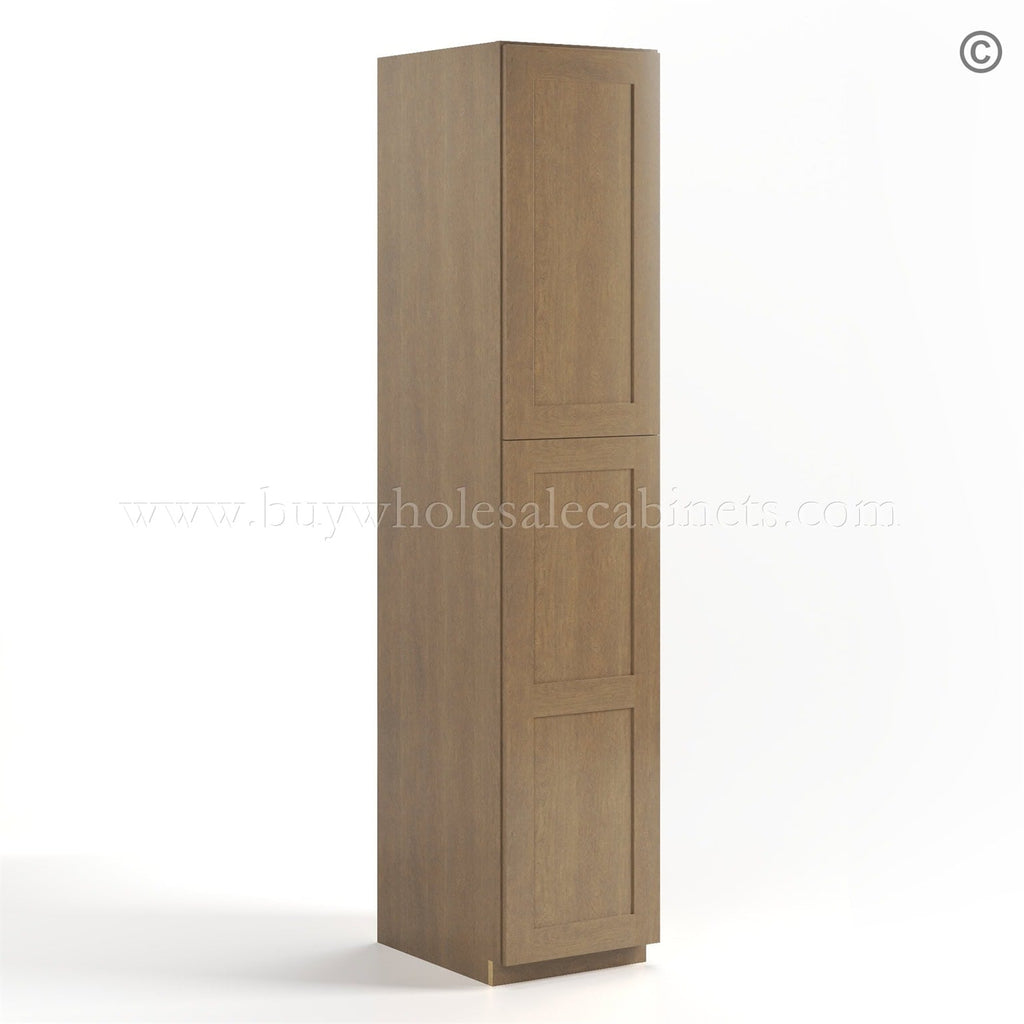 Rustic Wood Shaker 18″ W Utility Pantry Cabinet
