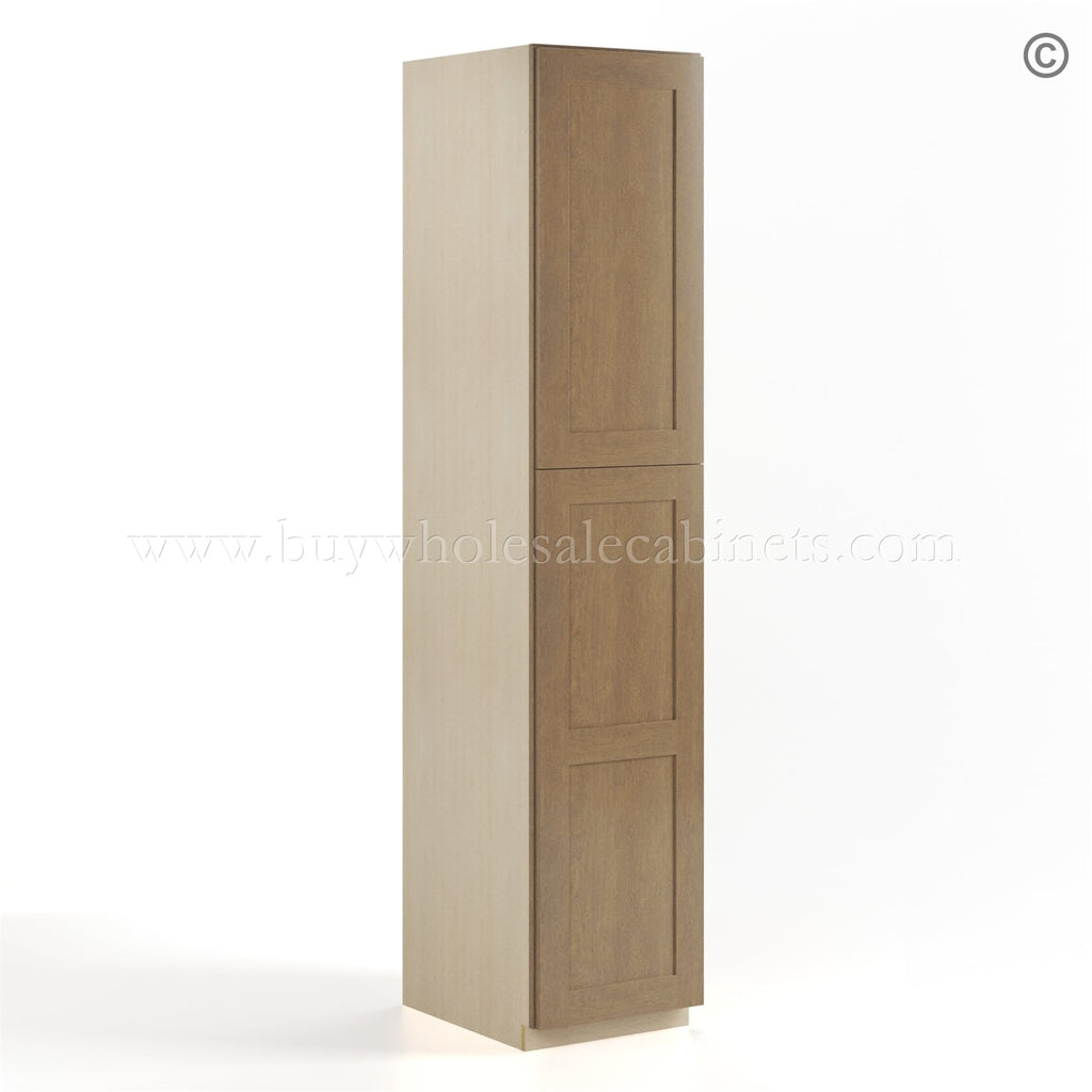 Rustic Wood Shaker 18″ W Utility Pantry Cabinet