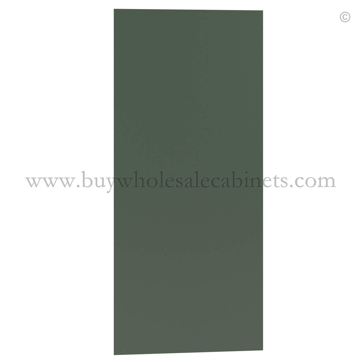 Slim Shaker Green 1/2″ Island Panel