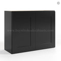 Black Shaker 24″ H Double Door Wall Cabinet