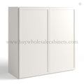 Dove White Slim Shaker 36″H Double Door Wall Cabinet