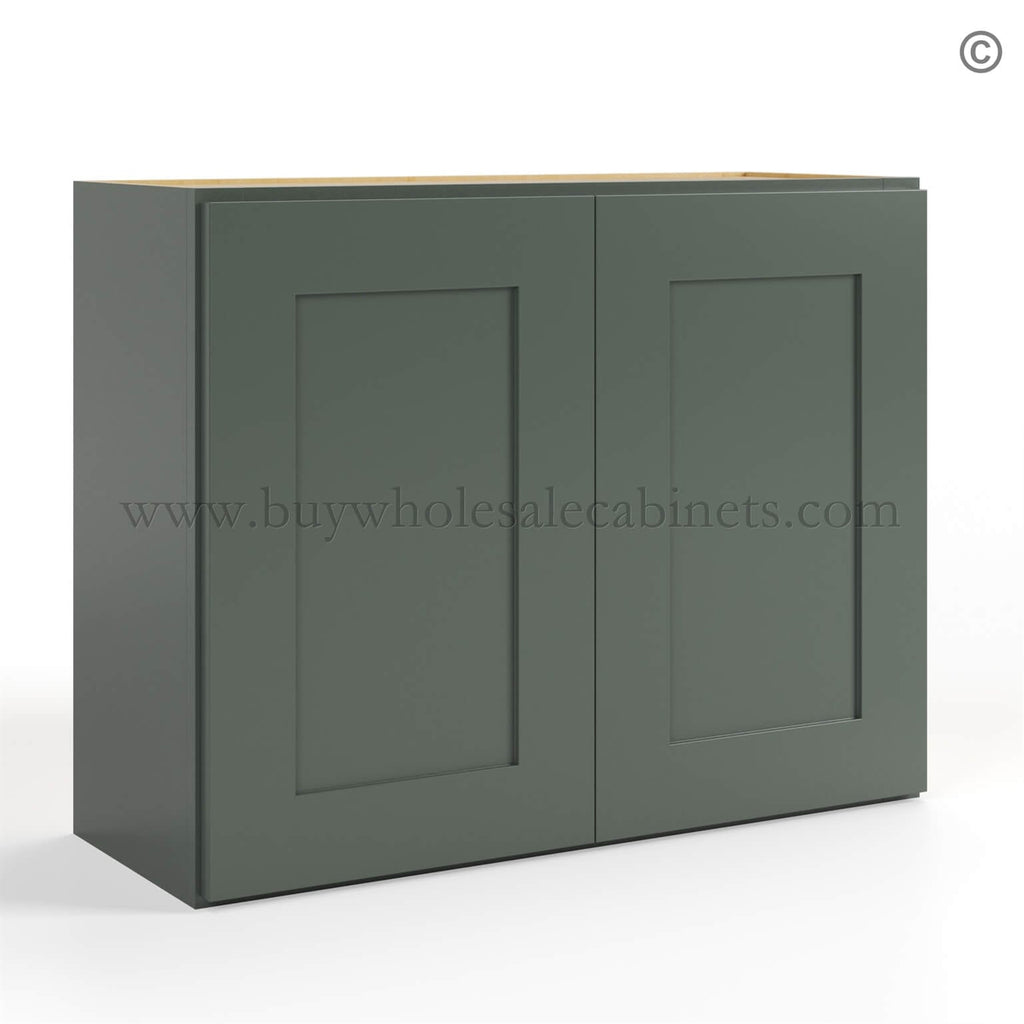 Green Shaker 24″ H Double Door Wall Cabinet