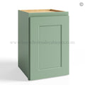 Jade Green Shaker 12″ Wall Cabinet Single Door