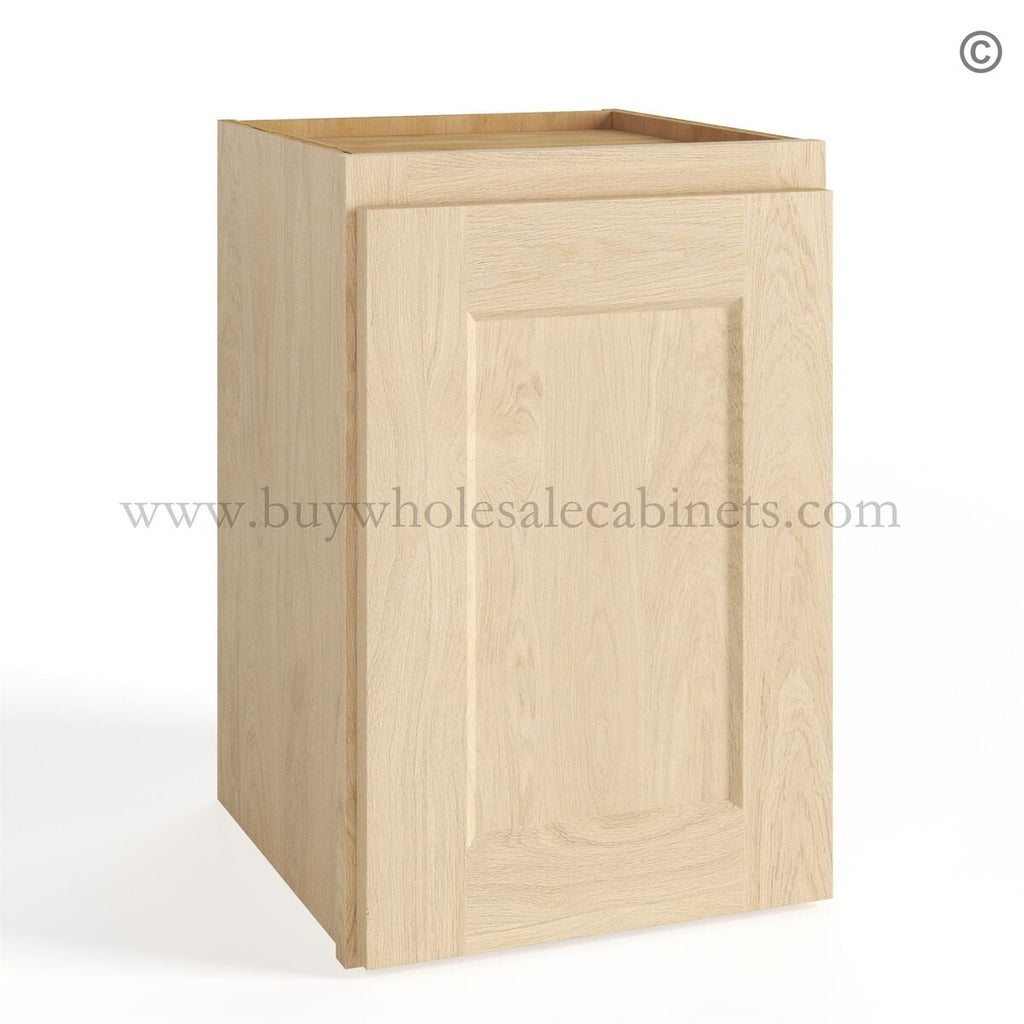 Unfinished Shaker 12″ Wall Cabinet Single Door