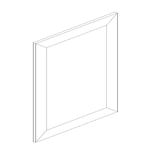 Dorian Gray Shaker Base False Door