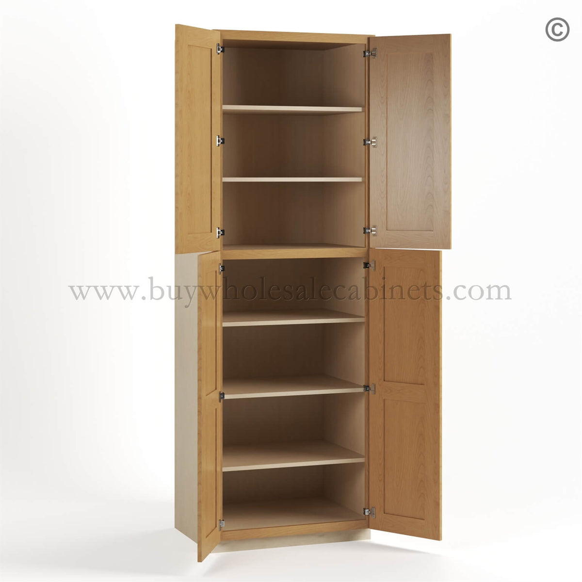 Treasure Chest Shaker 30″ W Utility Pantry Cabinet