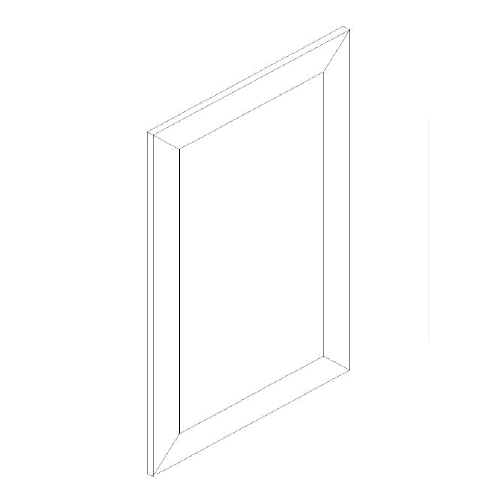 Dorian Gray Shaker Wall False Door