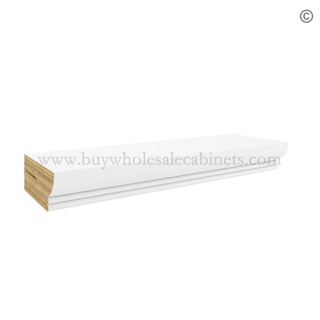 Frameless Modern White Shaker Ogee Molding