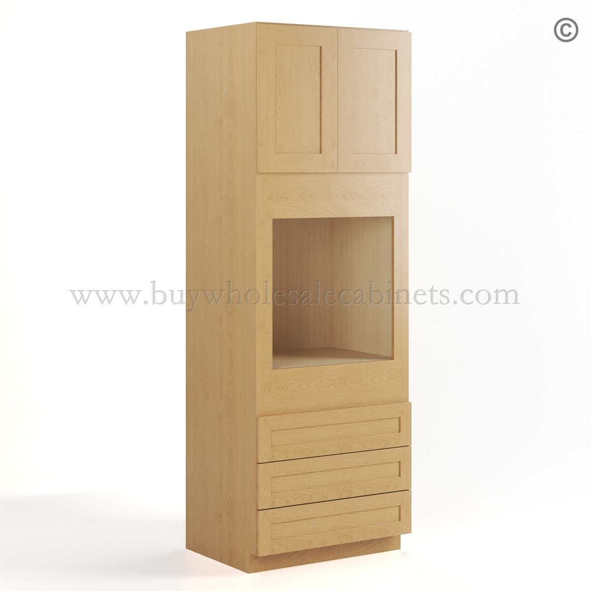 Treasure Chest Shaker 30″ W Oven Pantry Cabinet