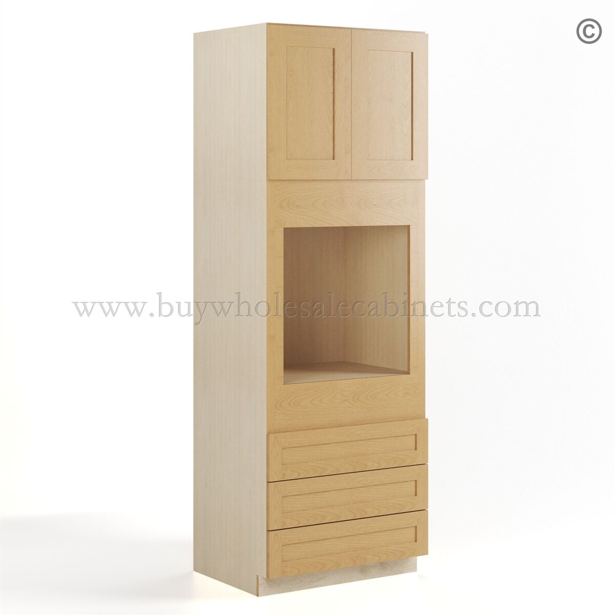 Treasure Chest Shaker 30″ W Oven Pantry Cabinet