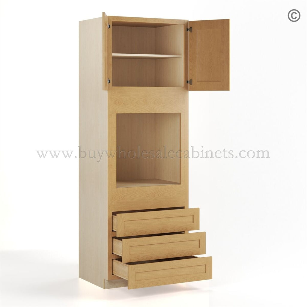 Treasure Chest Shaker 30″ W Oven Pantry Cabinet