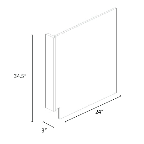 Dorian Gray Shaker Dishwasher Return Panel