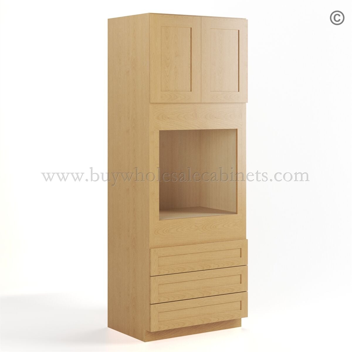 Treasure Chest Shaker 33″ W Oven Pantry Cabinet