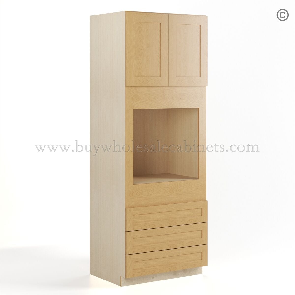 Treasure Chest Shaker 33″ W Oven Pantry Cabinet