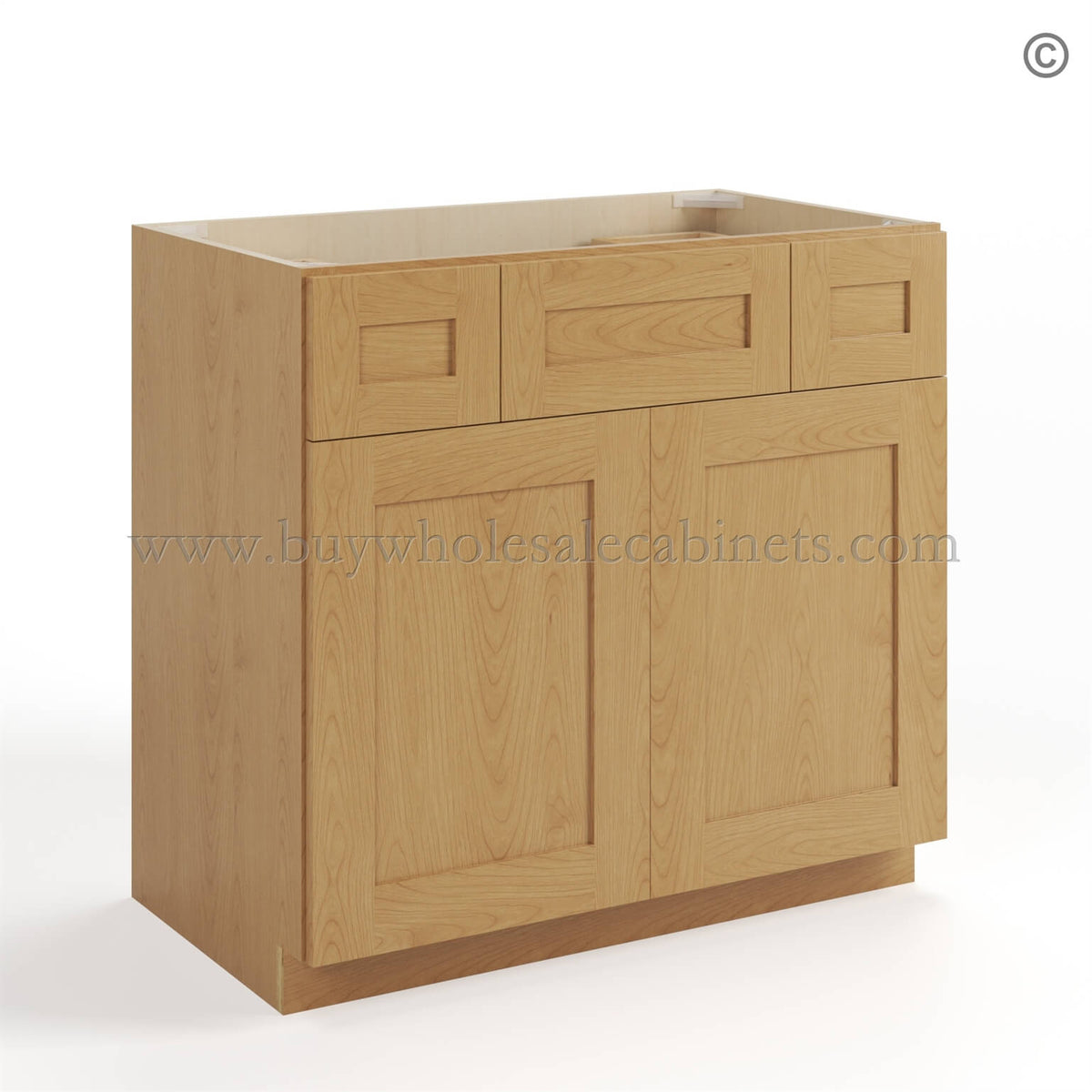 Treasure Chest Shaker Vanity Combo Cabinet