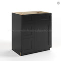 Black Shaker 30″ W Vanity Combo with Drawers