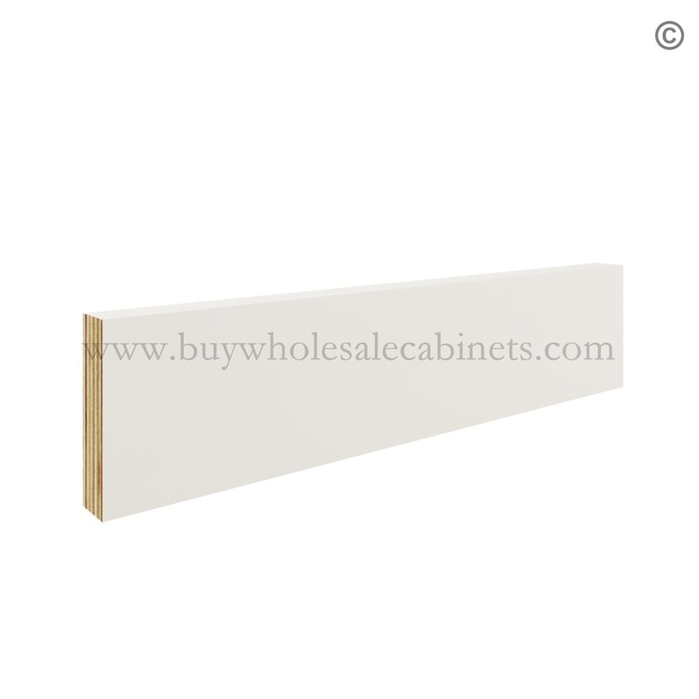 Frameless Pearl White Square Scribe Molding