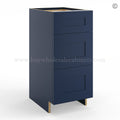 Frameless Oxford Blue Vanity Base Drawer Cabinet – 3 Drawers