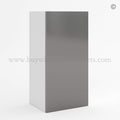 Frameless Gloss Gray 30″H Single Door Wall Cabinet
