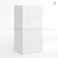 Frameless Gloss White 30″H Single Door Wall Cabinet