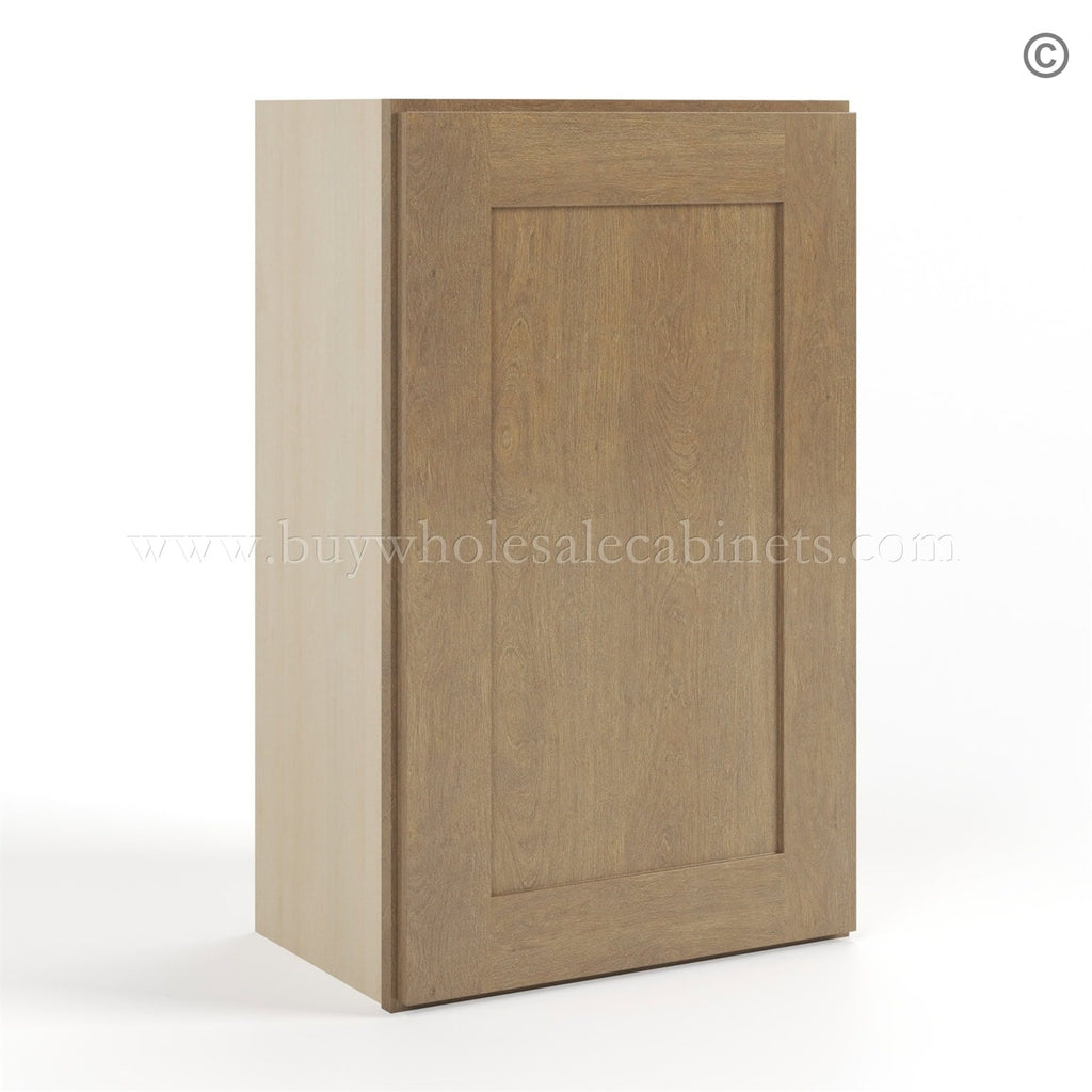 Rustic Wood Shaker 30″ H Single Door Wall Cabinet