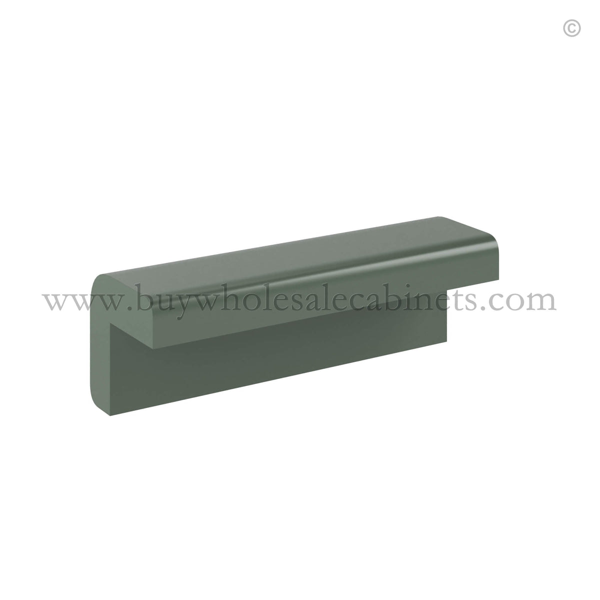 Slim Shaker Green Outside Corner Molding