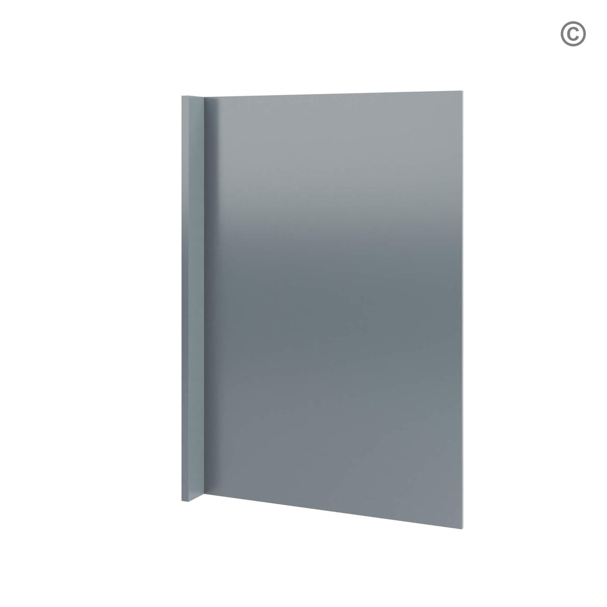 Gray Shaker Dishwasher Return Panel
