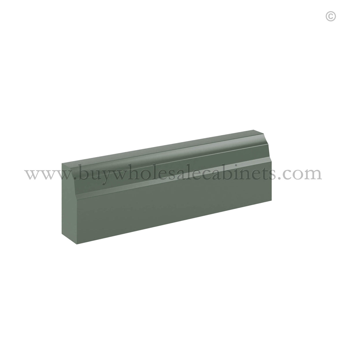 Slim Shaker Green Base Molding