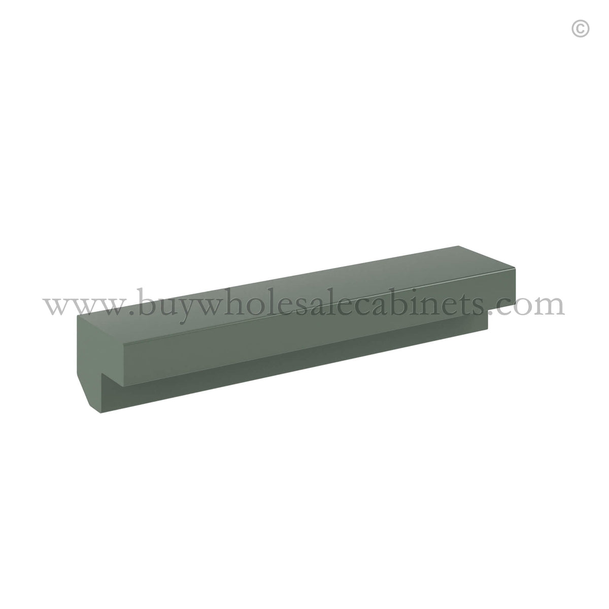 Slim Shaker Green Light Rail Molding