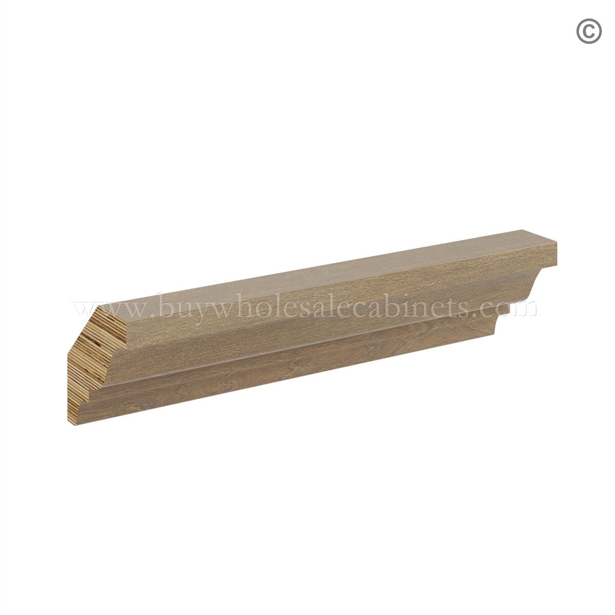Rustic Wood Shaker Crown Moulding
