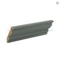 Green Shaker Inset Crown Moulding