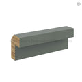 Green Shaker Angle Light Rail Moulding
