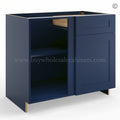 Frameless Oxford Blue Base Blind Cabinet