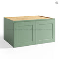 Jade Green Shaker 12″/15″/18″/21″ Refrigerator Wall Cabinet
