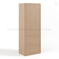 Slim Oak Shaker Double with Drawers Wall Cabinet