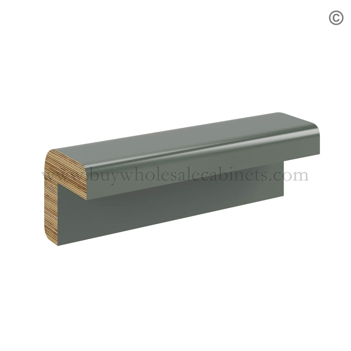 Green Shaker Outside Corner Moulding