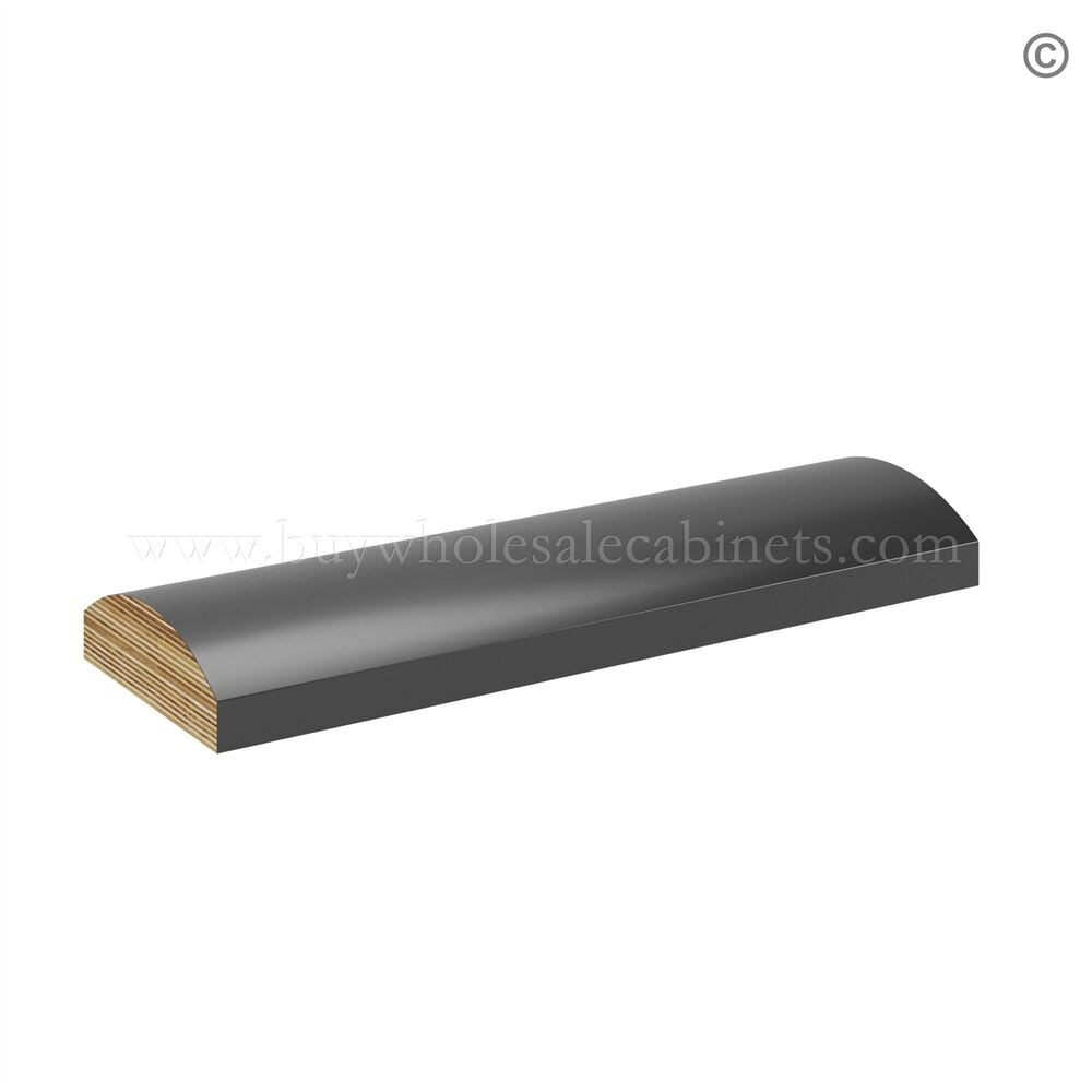 Slim Black Shaker Batten Moulding