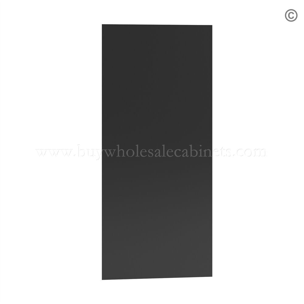 Slim Black Shaker Finished Plywood Island Panel
