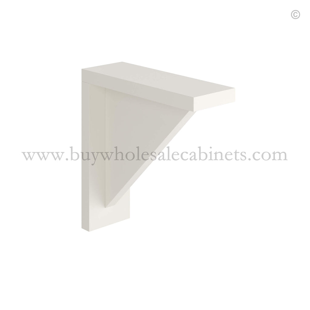Charleston White Raised Panel Corbel 9″H