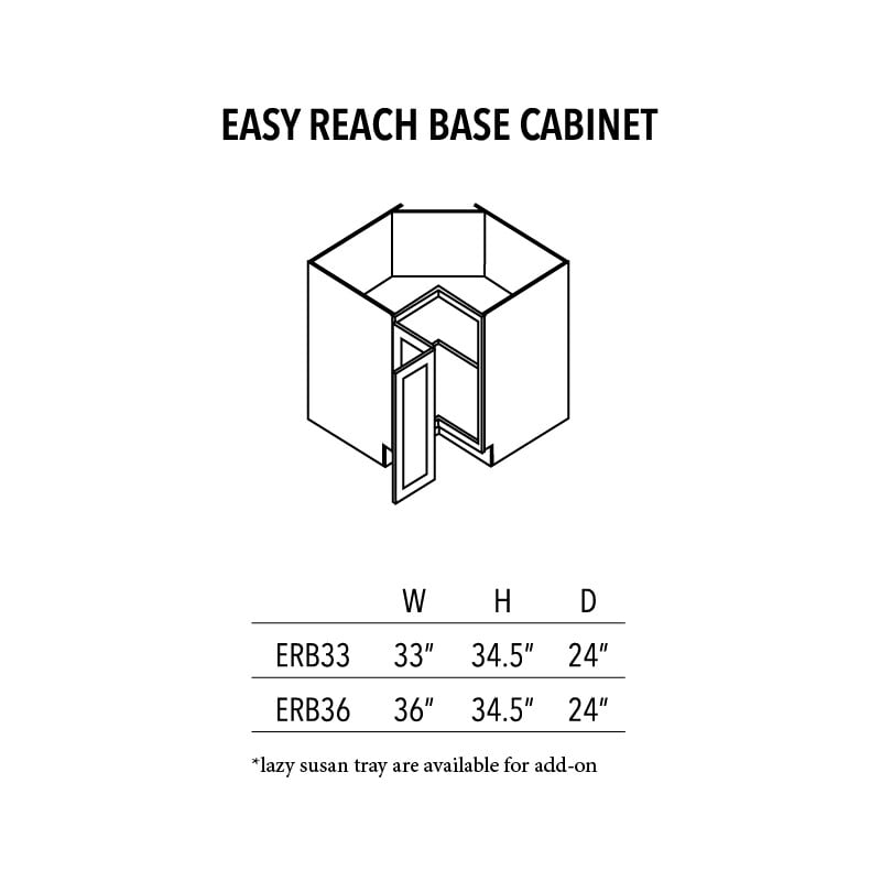 Jade Green Shaker Easy Reach Base Cabinet