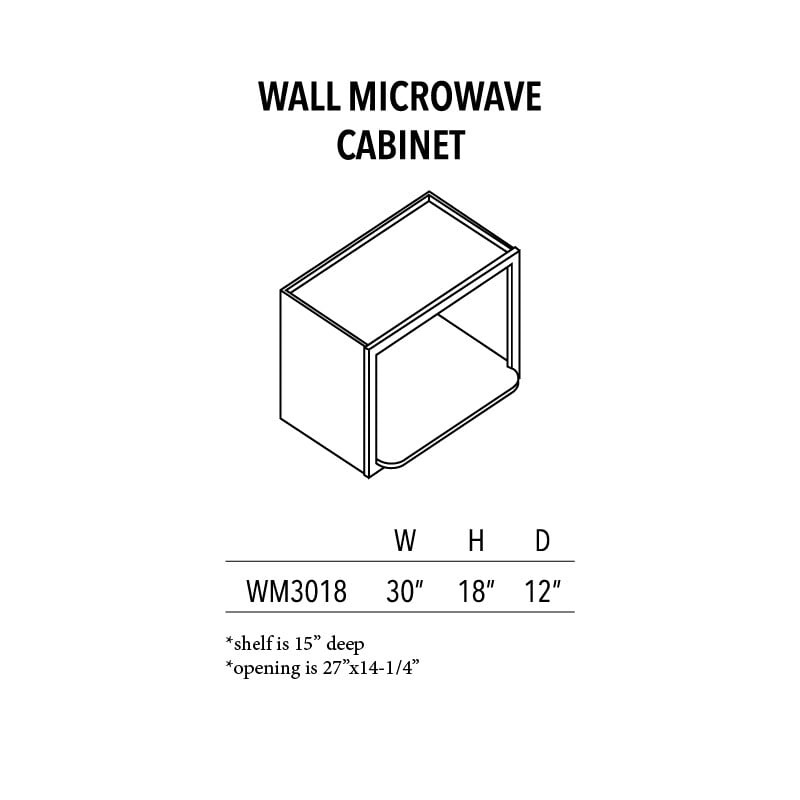 Jade Green Shaker Wall Microwave Cabinet